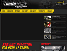 Tablet Screenshot of maincycle.com